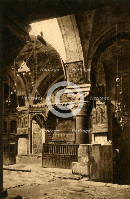 'Jerusalem - Church of the Holy Sepulchre - Chapel of St. Helena', c1918-c1939. Creator: Unknown.