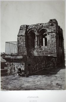 Jerusalem, Church of the Holy Sepulchre (Jérusalem, Saint-Sépulcre), 1854/56. Creator: Auguste Salzmann