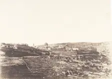 Jérusalem, Côté Sud de Jérusalem, 1854. Creator: Auguste Salzmann