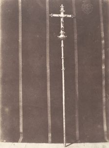 Jérusalem, croix en argent ciselé, donnée par Louis XIII à l'Eglise du Saint Sépulcre, 1854. Creator: Auguste Salzmann