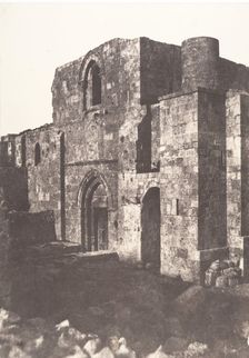 Jérusalem, église Sainte-Anne, Vue générale, 1854. Creator: Auguste Salzmann