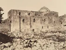 Jérusalem. église Ste Anne appartenant à la France, 1860 or later. Creator: Louis de Clercq