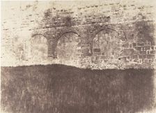 Jérusalem, Enceinte du Temple, Triple porte romaine, 1854. Creator: Auguste Salzmann