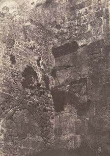 Jérusalem, Enceinte du Temple, Porte hérodienne, 1854. Creator: Auguste Salzmann