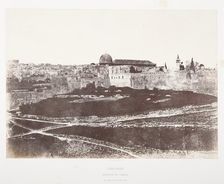 Jerusalem-Enciente Du Temple, Printed 1856 circa. Creator: Auguste Salzmann