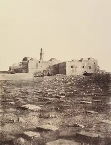 Jérusalem. (Environs) Montagne de Sion. Cenacle et Maison de Caiphe., 1860 or later. Creator: Louis de Clercq