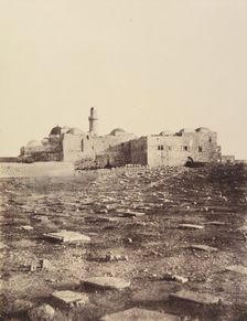 Jérusalem. (Environs) Montagne de Sion. Cenacle et Maison de Caiphe., 1860 or later. Creator: Louis de Clercq