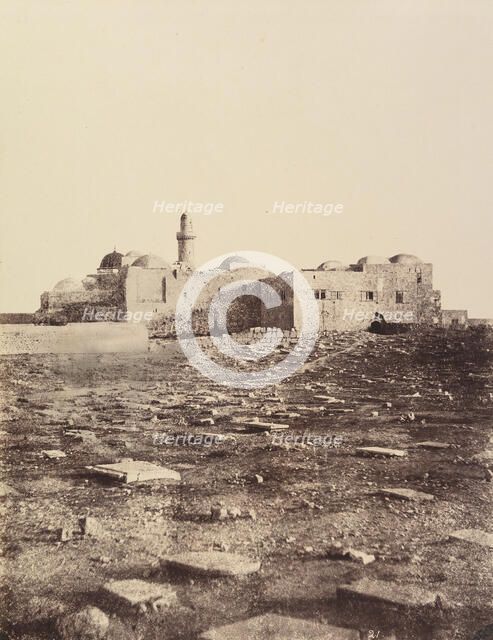 Jérusalem. (Environs) Montagne de Sion. Cenacle et Maison de Caiphe., 1860 or later. Creator: Louis de Clercq.