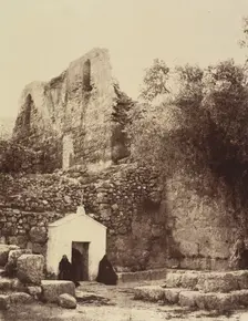 Jérusalem. (Environs) St Jean du Désert, 1860 or later. Creator: Louis de Clercq