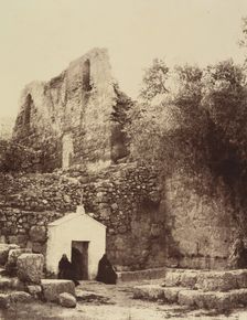 Jérusalem. (Environs) St Jean du Désert, 1860 or later. Creator: Louis de Clercq