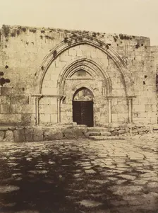 Jérusalem. (Environs) Tombeau de la vierge, 1860 or later. Creator: Louis de Clercq