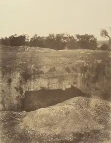 Jérusalem. (Environs) Tombeau des Rois, 1860 or later. Creator: Louis de Clercq