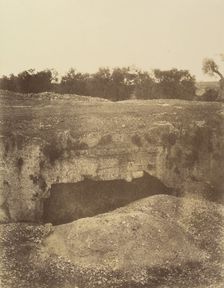 Jérusalem. (Environs) Tombeau des Rois, 1860 or later. Creator: Louis de Clercq