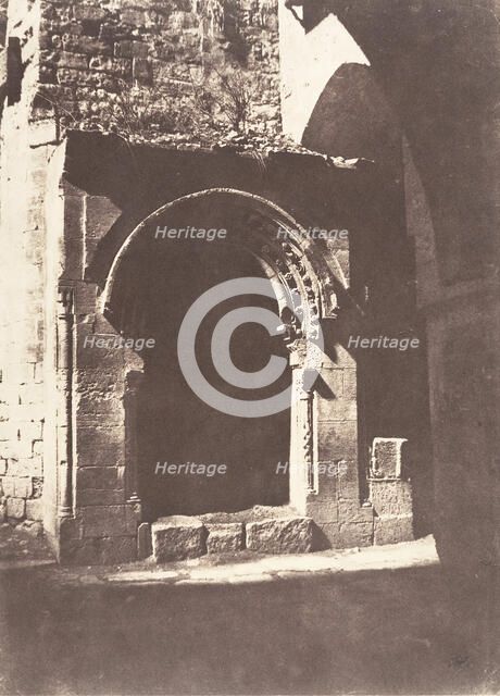 Jérusalem, Fontaine Arabe, 1, 1854. Creator: Auguste Salzmann.