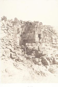 Jérusalem, Fontaine de Saint-Philippe, 1854. Creator: Auguste Salzmann