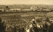 Jerusalem from the Mount of Olives c1918-c1939. Creator: Unknown
