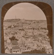 Jerusalem from the belfry of the Protestant Church c1900