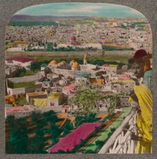 Jerusalem from the Russian Church on Mount of Olives c1900