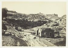 Jerusalem from the Wall of En-Rogel, 1857. Creator: Francis Frith