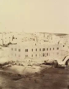 Jérusalem. Hospice autrichien et ancienne église St Jean, 1860 or later. Creator: Louis de Clercq