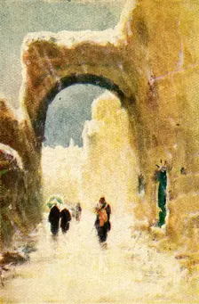 Jerusalem in Winter - John x. 22, c1924. Creators: James Clark, Henry A Harper