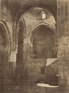 Jérusalem. Intérieur de l'église Ste Anne., 1860 or later. Creator: Louis de Clercq