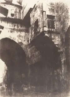 Jérusalem, Rue du quartier arabe, 1, 1854. Creator: Auguste Salzmann