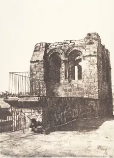 Jérusalem, Saint-Sépulcre, Détails du Clocher, 1854. Creator: Auguste Salzmann