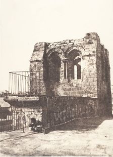 Jérusalem, Saint-Sépulcre, Détails du Clocher, 1854. Creator: Auguste Salzmann