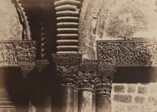 Jerusalem, Saint Sepulcre, Details of Capitals, 1854. Creator: Auguste Salzmann