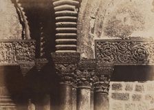 Jerusalem, Saint Sepulcre, Details of Capitals, 1854. Creator: Auguste Salzmann