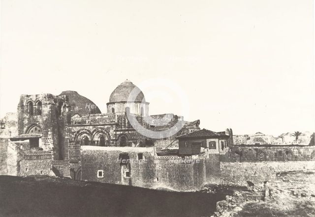 Jérusalem, Saint-Sépulcre, Vue générale, 1, 1854. Creator: Auguste Salzmann.