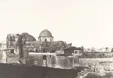 Jérusalem, Saint-Sépulcre, Vue générale, 1, 1854. Creator: Auguste Salzmann