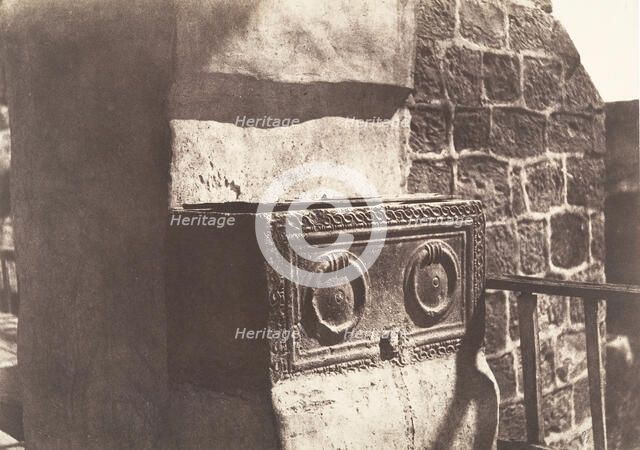 Jérusalem, Sarcophage judaïque, 1854. Creator: Auguste Salzmann.