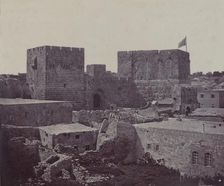Jerusalem - Section of Old City, 1857. Creator: James Robertson