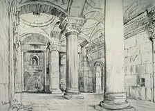 Jerusalem - The Interior of the Golden or Beautiful Gate 1902. Creator: John Fulleylove