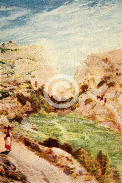 'Jerusalem, The King's Dale - Matt. xxiii. 37', c1924. Creators: James Clark, Henry A Harper.