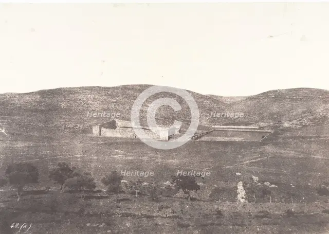 Jérusalem, Tombeau de Salomon, Vue générale, 1854. Creator: Auguste Salzmann.
