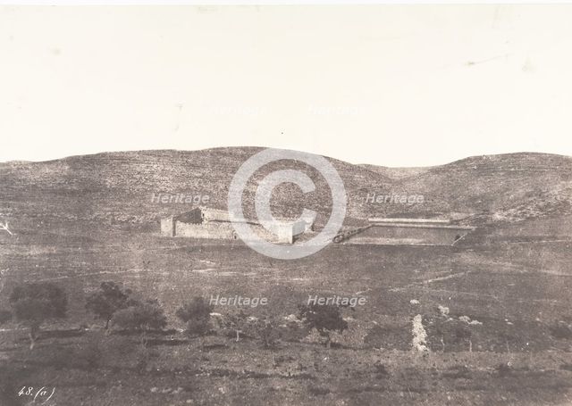 Jérusalem, Tombeau de Salomon, Vue générale, 1854. Creator: Auguste Salzmann.