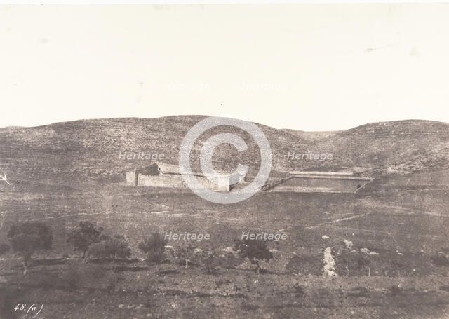 Jérusalem, Tombeau de Salomon, Vue générale, 1854. Creator: Auguste Salzmann.