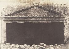 Jérusalem, Tombeau des Juges, Détails, 1854. Creator: Auguste Salzmann