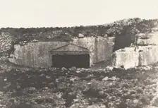 Jérusalem, Tombeau des Juges, Vue générale, 1854. Creator: Auguste Salzmann