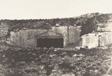 Jérusalem, Tombeau des Juges, Vue générale, 1854. Creator: Auguste Salzmann