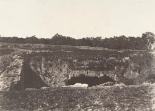 Jérusalem, Tombeau des rois de Juda, Cour extérieure, 1854. Creator: Auguste Salzmann