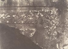 Jérusalem, Tombeau des rois de Juda, Encadrement de feuillages et de fruits, 1854. Creator: Auguste Salzmann