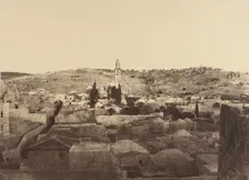 Jérusalem. Tour Antonia et Environs, 1860 or later. Creator: Louis de Clercq