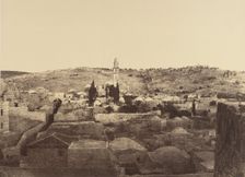 Jérusalem. Tour Antonia et Environs, 1860 or later. Creator: Louis de Clercq