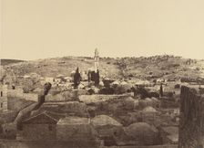 Jérusalem. Tour Antonia et Environs, 1860 or later. Creator: Louis de Clercq