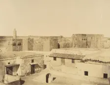 Jérusalem. Vue des Remparts., 1860 or later. Creator: Louis de Clercq