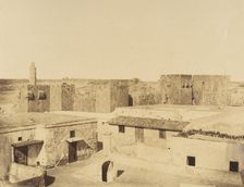 Jérusalem. Vue des Remparts., 1860 or later. Creator: Louis de Clercq